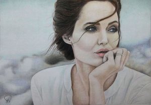 طراحی سیاه قلم طراحی چهره