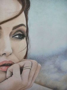 طراحی سیاه قلم طراحی چهره